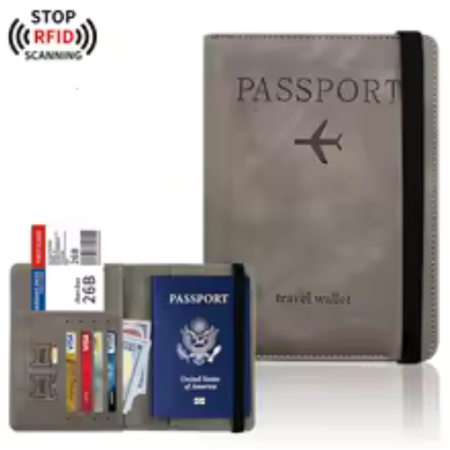 Ton Indispensable Porte-Passeport Anti-RFID Elegant