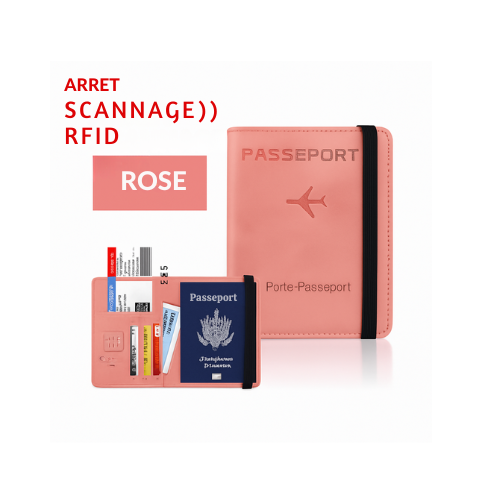 Ton Indispensable Porte-Passeport Anti-RFID Elegant